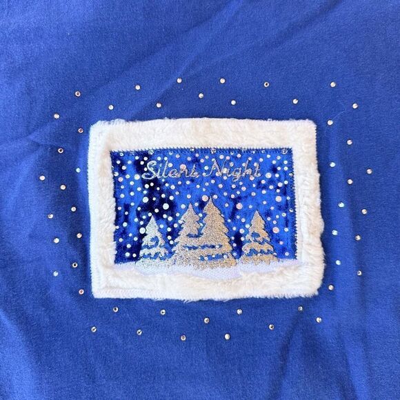 Vintage Silent Night Top - Picture 4 of 4